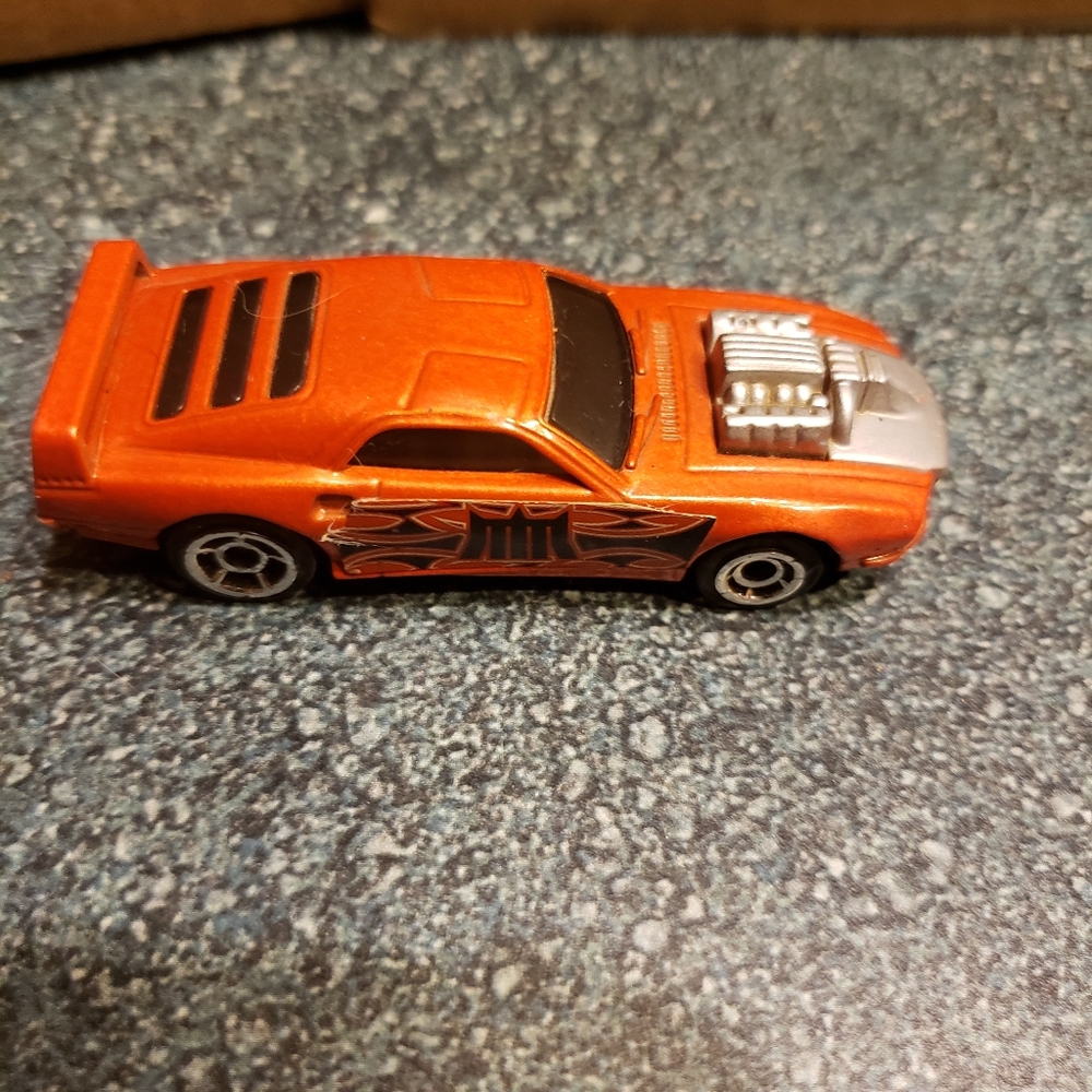 Mattel Orange Muscle Car